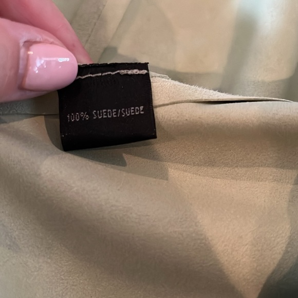 Lafayette 148 light green 100% suede blazer | size Small - Picture 8 of 8